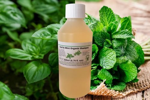 Basil and Mint Organic Shampoo 250ml (8.79 fl.ozs)