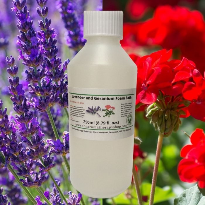 Lavender and Geranium Foam Bath 250ml (8.79 fl.ozs)