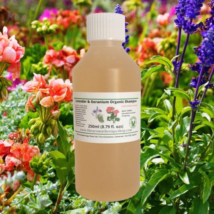 Lavender and Geranium Organic Shampoo 250ml (8.79 fl.ozs)