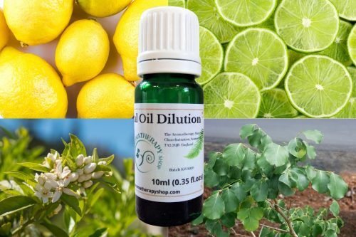 Rosewood, Petitgrain, Lemon and Lime Essential Oil Blend 10ml (0.35 fl.ozs)