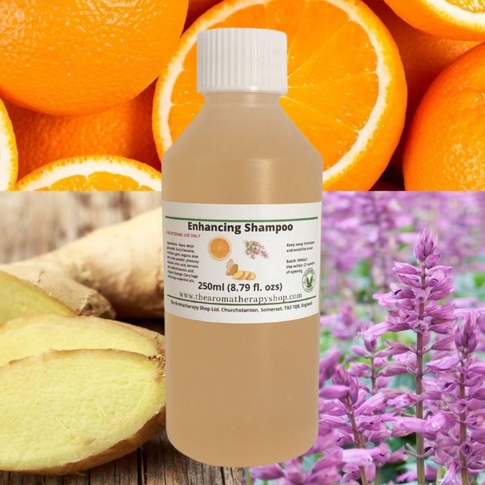 Enhancing Orange, Ginger and Clary Sage Organic Shampoo 250ml (8.79 fl.ozs)