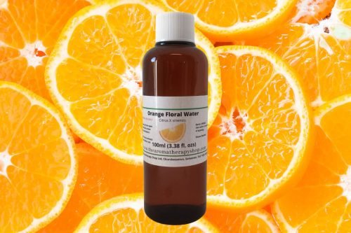 Orange Floral Water