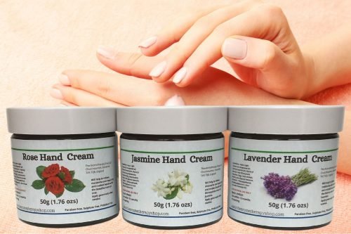 Triple Pack of Scented Hand Creams (Rose, Jasmine and Lavender)