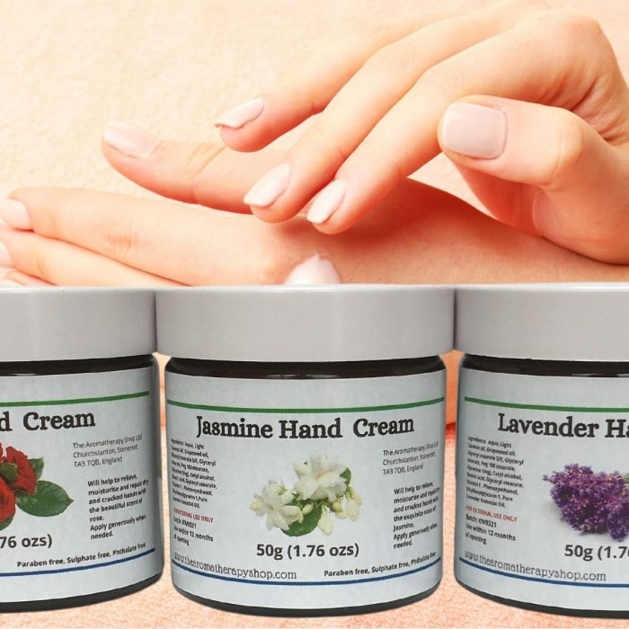 Triple Pack of Scented Hand Creams (Rose, Jasmine and Lavender)